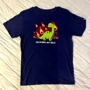 2-pack cute Dinosaur tee shirts.